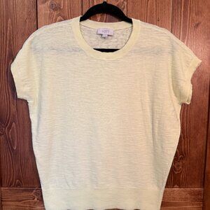 Loft Lightweight Short‑Sleeve Sweater Size Medium